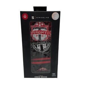 Strideline Toronto FC MLS Men Crew Socks 3 Pack Size M/L 8-12 New